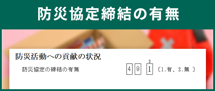 防災協定締結の有無